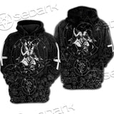 Baphomet Cross Inverted SED-0661 Hoodie & Zip Hoodie Raglan