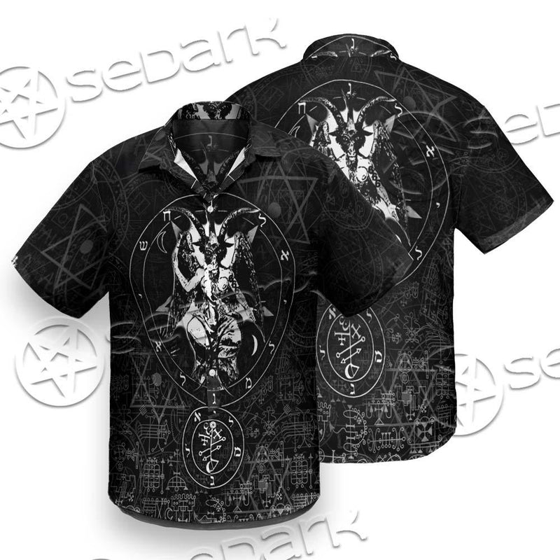 Baphomet Cross Inverted SED-0661 Shirt Allover