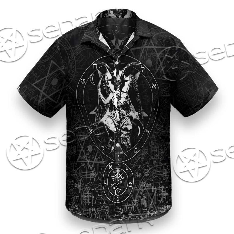 Baphomet Cross Inverted SED-0661 Shirt Allover