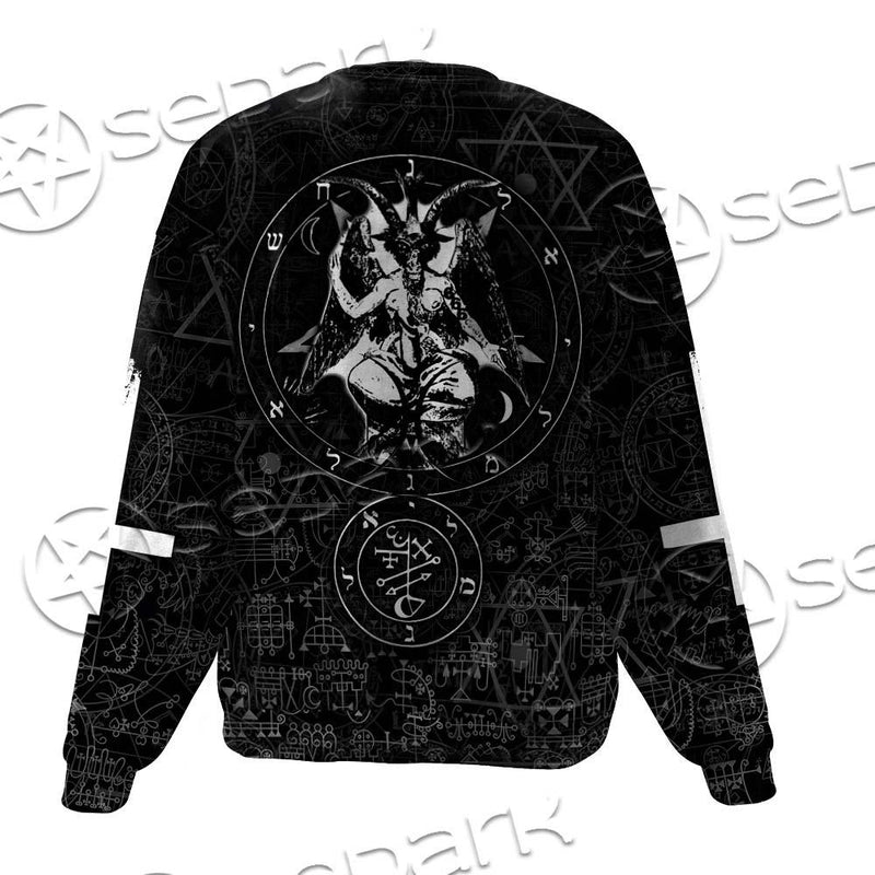 Baphomet Cross Inverted SED-0661 Unisex Sweatshirt