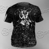 Baphomet Cross Inverted SED-0661 Unisex T-shirt