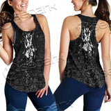 Baphomet Cross Inverted SED-0661 Women Tank Top
