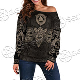 Fenrir Norse Mythology SED-0662 Off Shoulder Sweaters