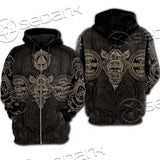 Fenrir Norse Mythology SED-0662 Hoodie & Zip Hoodie Raglan