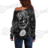 Viking Symbols Tree Of Life SED-0663 Off Shoulder Sweaters