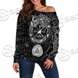 Viking Symbols Tree Of Life SED-0663 Off Shoulder Sweaters