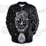 Viking Symbols Tree Of Life SED-0663 Button Jacket