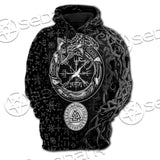 Viking Symbols Tree Of Life SED-0663 Hoodie & Zip Hoodie Raglan