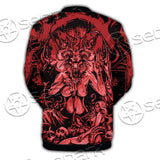 Red Satanic SED-0664 Button Jacket