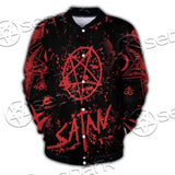 Red Satanic SED-0664 Button Jacket