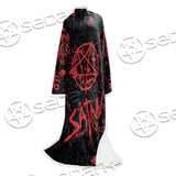 Red Satanic SED-0664 Sleeved Blanket