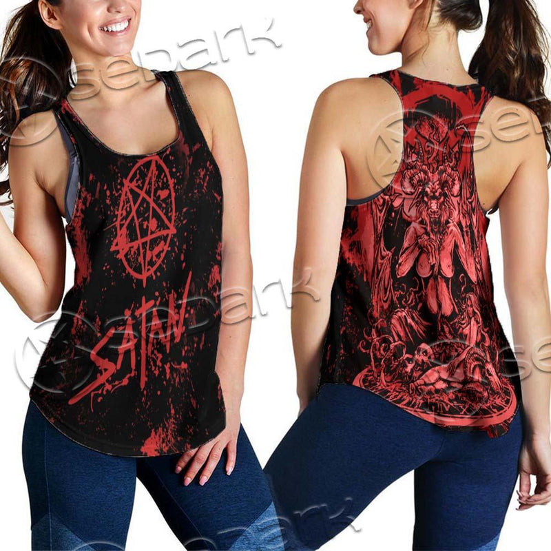 Red Satanic SED-0664 Women Tank Top
