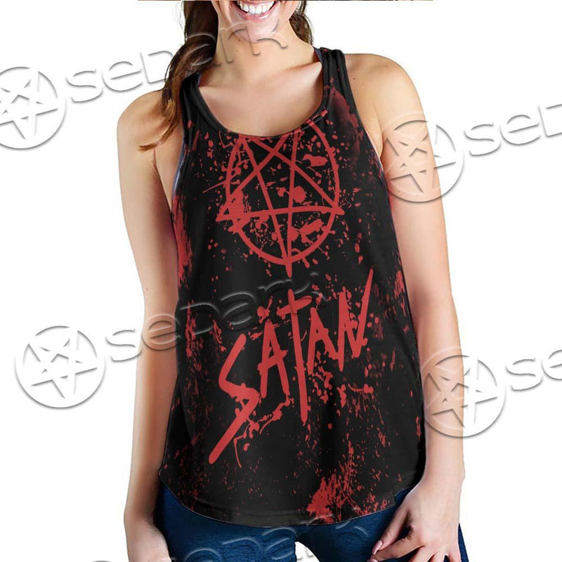 Red Satanic SED-0664 Women Tank Top