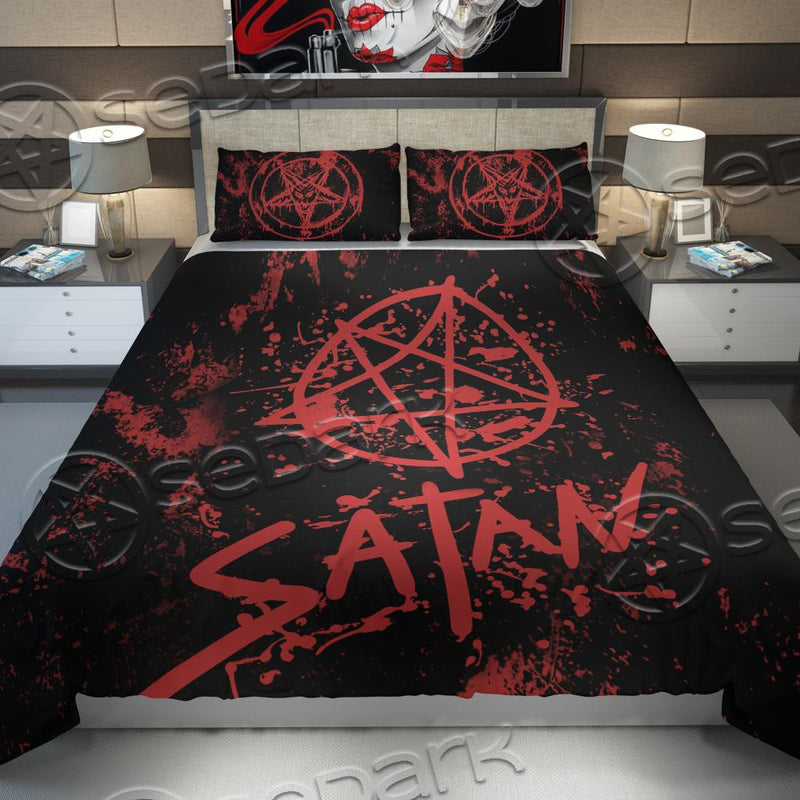 Red Satanic SED-0665 Bed set