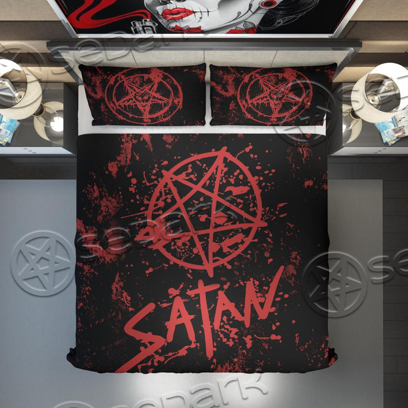 Red Satanic SED-0665 Bed set