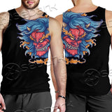 Demon Satanic Blossom SED-0669 Men Tank-tops