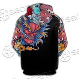 Demon Satanic Blossom SED-0669 Hoodie & Zip Hoodie Raglan