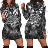 Demon Baphomet Symbol SED-0670 Hoodie Dress