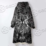 Demon Baphomet Symbol SED-0670 Oversized Sherpa Blanket Hoodie