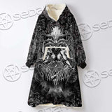 Demon Baphomet Symbol SED-0670 Oversized Sherpa Blanket Hoodie