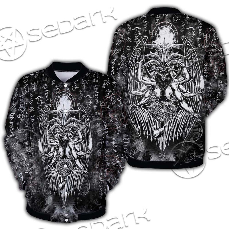 Demon Baphomet Symbol SED-0670 Button Jacket