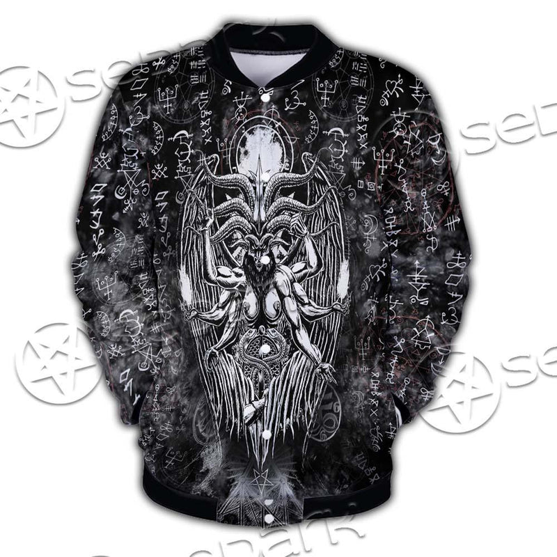 Demon Baphomet Symbol SED-0670 Button Jacket