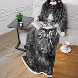 Demon Baphomet Symbol SED-0670 Sleeved Blanket
