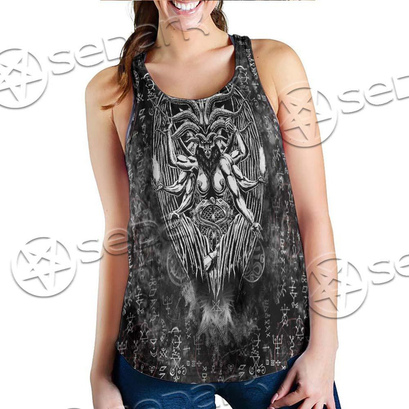 Demon Baphomet Symbol SED-0670 Women Tank Top