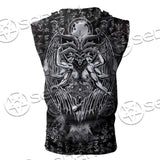 Demon Baphomet Symbol SED-0670 Zip Sleeveless Hoodie