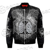 Fenrir And Thor Hammer Norse Mythology SED-0671 Jacket