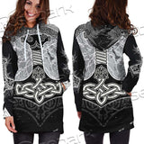 Fenrir And Thor Hammer Norse Mythology SED-0671 Hoodie Dress