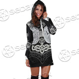 Fenrir And Thor Hammer Norse Mythology SED-0671 Hoodie Dress