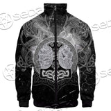 Fenrir And Thor Hammer Norse Mythology SED-0671 Jacket