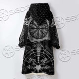 Vegvisir Viking Compass SED-0672 Oversized Sherpa Blanket Hoodie