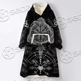 Vegvisir Viking Compass SED-0672 Oversized Sherpa Blanket Hoodie