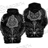 Vegvisir Viking Compass SED-0672 Hoodie & Zip Hoodie Raglan