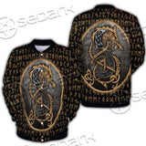 Viking Runes Fennrir SED-0673 Button Jacket