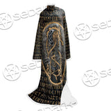 Viking Runes Fennrir SED-0673 Sleeved Blanket