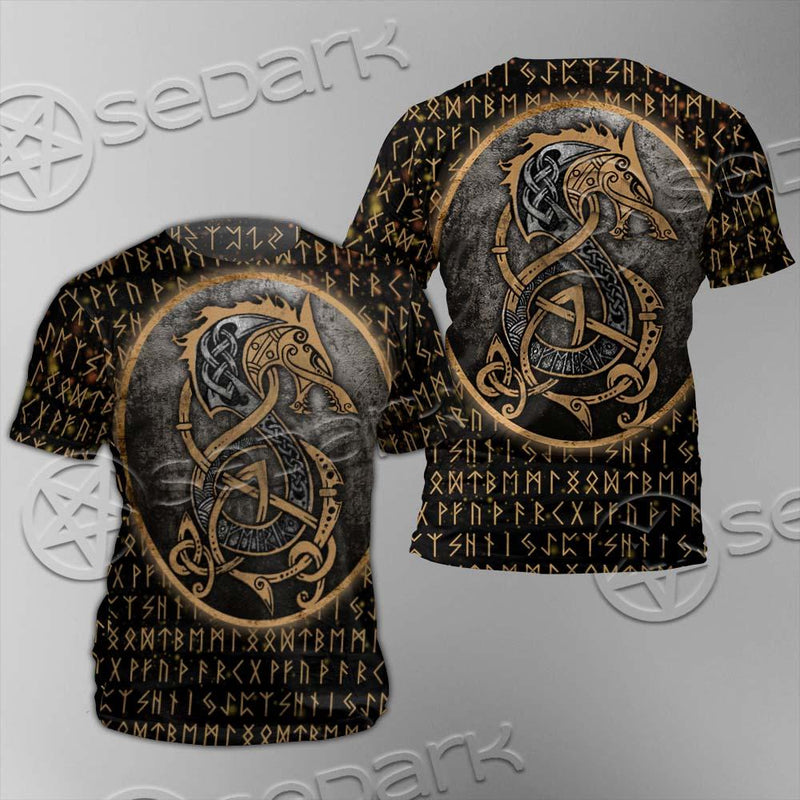 Viking Runes Fennrir SED-0673 Unisex T-shirt