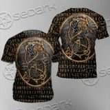 Viking Runes Fennrir SED-0673 Unisex T-shirt