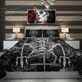 Sigil Of Baphomet 666 Inverted Cross SED-0674 Bed set