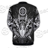 Viking Odin’S Ravens Axe SED-0675 Button Jacket