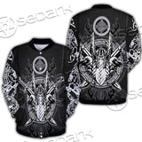 Viking Odin’S Ravens Axe SED-0675 Button Jacket