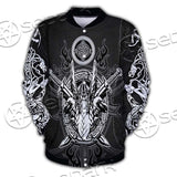 Viking Odin’S Ravens Axe SED-0675 Button Jacket