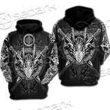 Viking Odin’S Ravens Axe SED-0675 Hoodie & Zip Hoodie Raglan