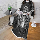 Viking Odin’S Ravens Axe SED-0675 Sleeved Blanket