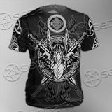 Viking Odin’S Ravens Axe SED-0675 Unisex T-shirt