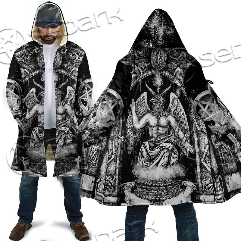 Baphomet And Skeleton SED-0678 Cloak