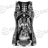 Baphomet And Skeleton SED-0678 Women Tank Top