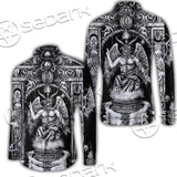 Baphomet And Skeleton SED-0678 Shirt Allover
